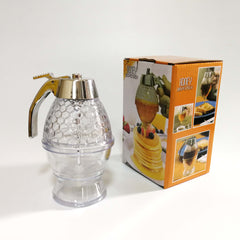 Acrylic Bee Hive 200ML Honey Juice Syrup Dispenser with Trigger Stand