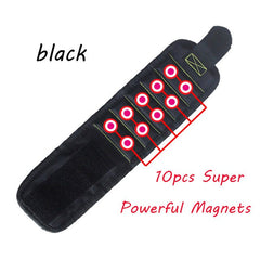 Geoeon 10pcs Strong Magnetic Wristband Bracelet For Holding Screws and Tools